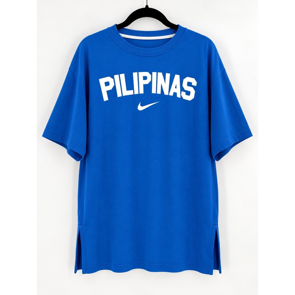 Nike Pilipinas T-Shirt Mens Medium Blue Dri-FIT CD5577-483 Athletic Gorpcore